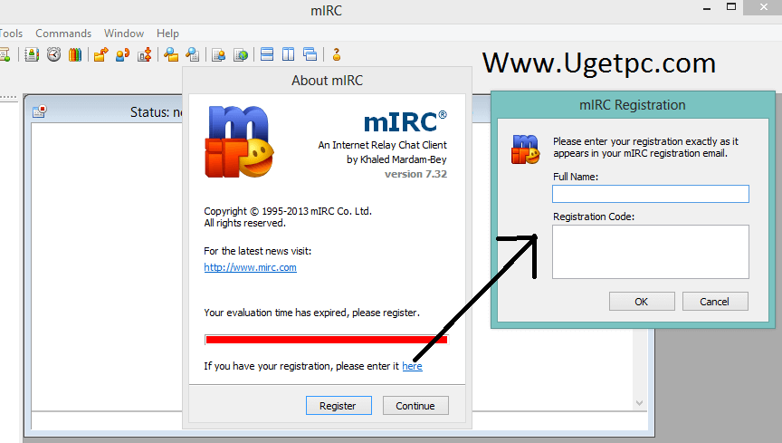 mirc registration code keygen